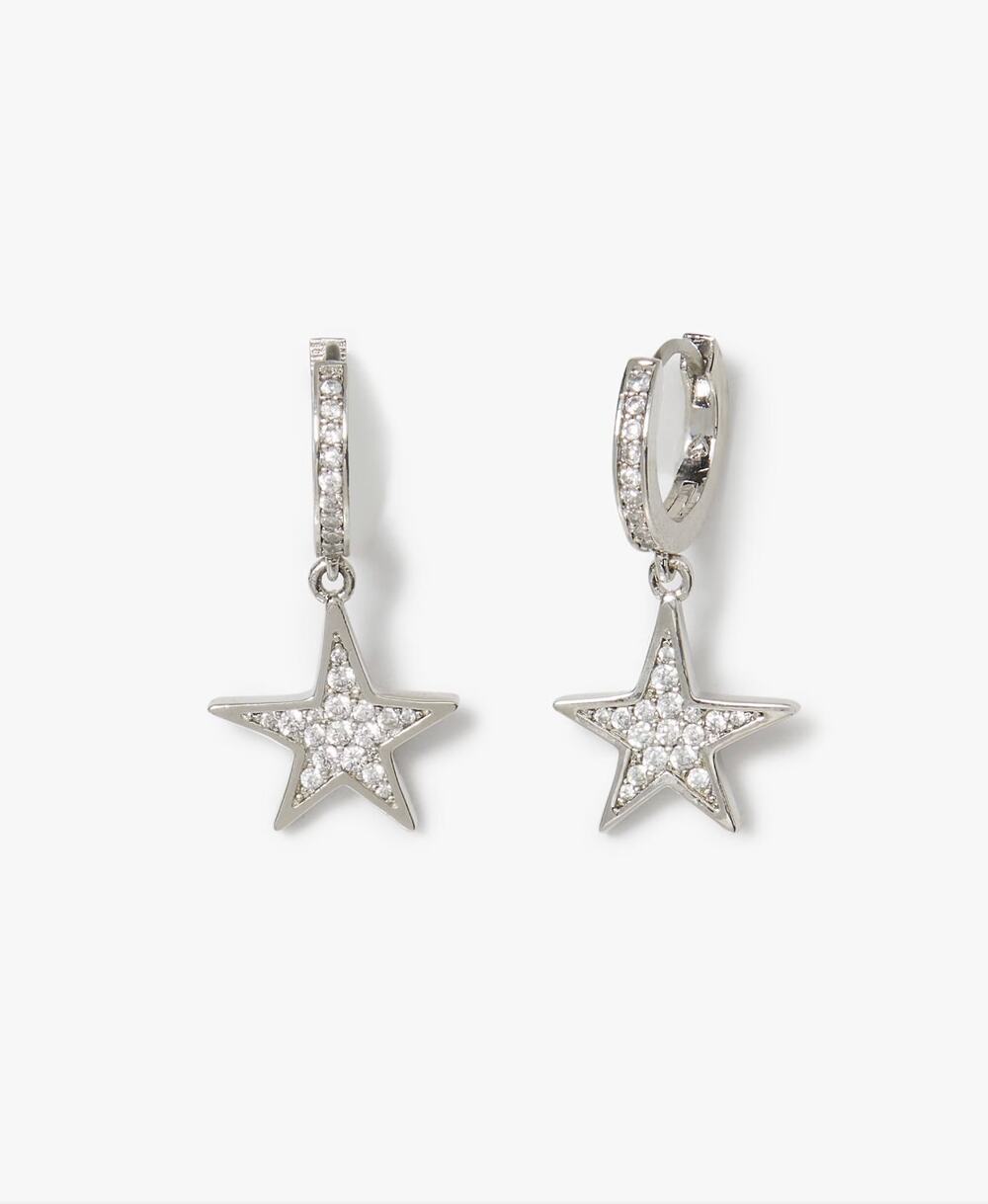 Kate Spade You're A Star Huggies Crystal Earrings